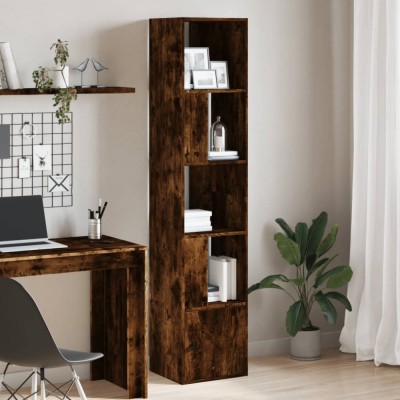 vidaXL Bibliotecă, stejar fumuriu, 40x36x189 cm, lemn prelucrat 848245 foto