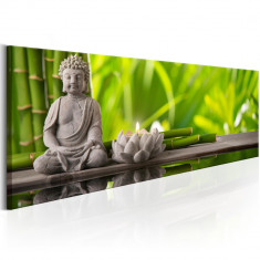 Tablou canvas - Buddha Meditatie - 120 x 40 cm foto