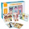 Set 6 cuburi puzzle din lemn Meserii