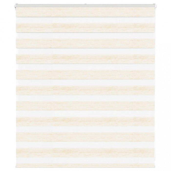 Jaluzea tip zebra 130x100 cm lățime țesătură 125,9 cm poliester