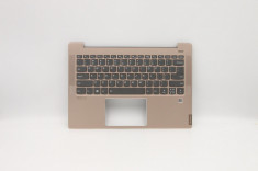 Carcasa superioara cu tastatura palmrest Laptop, Lenovo, IdeaPad S540-14API Type 81NH, 5CB0S17248, iluminata, layout US foto