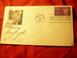 Plic FDC - In memoriam Eleonor Roosevelt SUA 1963