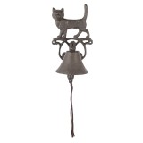 Cumpara ieftin Clopotel perete fier maro 14x14x24 cm