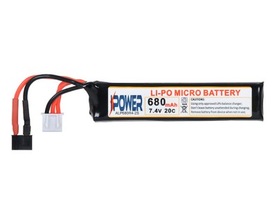 Acumulator LiPo micro 7,4V 20C 680mah IPower Deans foto