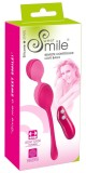 Bile vaginale cu vibratii remote Smile Love Balls 82 gr, You2toys