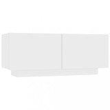 Noptiera, alb, 100x35x40 cm, lemn prelucrat