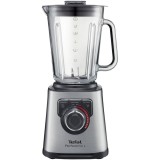 Blender BL811D38, 1200 W, buton variabil pentru viteza, 6 lame detasabile, vas din sticla termorezistenta, 3 programe, corp din inox, spatula, inox, Tefal