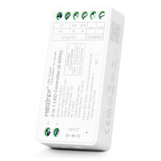 MiBoxer Group Control, Controler LED 2 in 1 Controler zona grup LED 2.4GHz FUT035S+ 12-24V 12A CCT si pentru banda LED Controler de banda LED 2 in 1 R