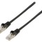 Patch cord Ethernet negru 10m Cat5e