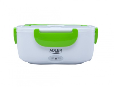 Cutie alimentara electrica pentru incalzirea pranzului, verde, Adler AD4474g foto