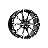 Set 4 Jante DY1736 KM 16x6.5 5x112 ET35 negru polish diamond cut compatibile Volkswagen Audi Seat Skoda Cupra Cod: DY1736