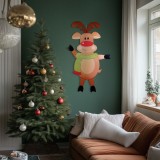 Decor de Craciun - ren - hartie - 90 cm