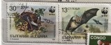 (B ) Timbre serii Straine tema Animale Bulgaria, Stampilat