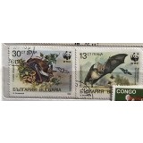 (B ) Timbre serii Straine tema Animale Bulgaria