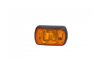 Lampa laterala gabarit dreptunghiulara 7,1x4,2 cm LED, galben foto