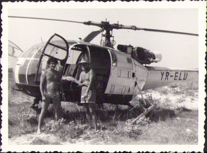 HST P479 Poză elicopter Alouette &icirc;nmatriculat Rom&acirc;nia YR-ELU 1982