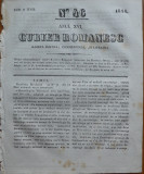 Curier romanesc , gazeta politica , comerciala si literara , nr. 46 din 1844