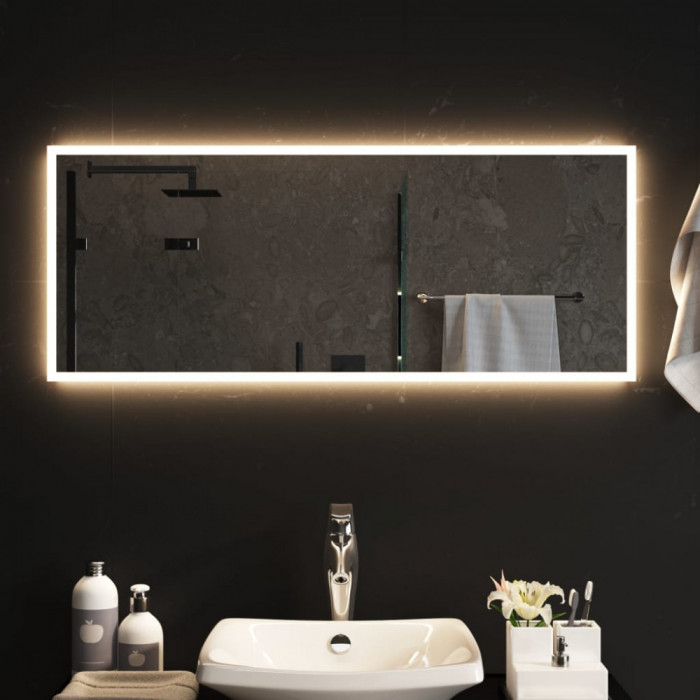 Oglinda de baie cu LED, 100x40 cm GartenMobel Dekor