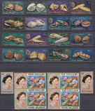 DB1 Fauna Marina Scoici Ins. Cook 1974 22 v. MNH, Nestampilat
