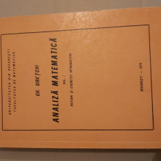 GHEORGHE SIRETCHI curs Universitate ANALIZA MATEMATICA 1976