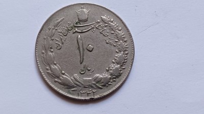 Iran-10 Rials 1964 foto