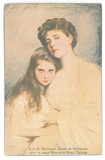 1749 - Queen MARY, Maria, &amp; Princess MARIA MIGNON, Royalty, Regale, Romania - old postcard - used - 1915
