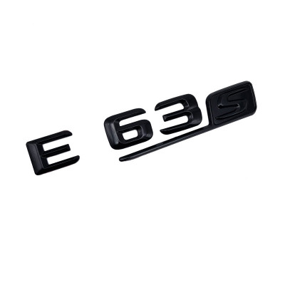 Emblema E 63_S Negru, pentru spate portbagaj Mercedes foto