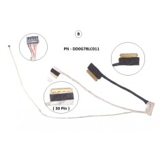 Cablu video LVDS Laptop, Pavilion 15-CS, 15T-CS, 15-CW, TPN-Q208, TPN-Q210, DD0G7BLC001, DD0G7BLC021, L23903-001, G7B FHD LCD EDP, 30 pini