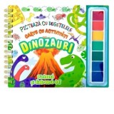 Dinozauri. Picteaza cu degetelele. Carte cu activitati