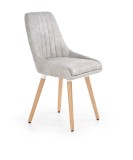 Cumpara ieftin Scaun de masă gri deschis K-284