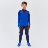 Pantalon de trening Fotbal VIRALTO KIDS Bleumarin-Albastru Copii, Kipsta