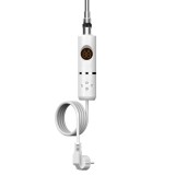 Cartuș electric de &icirc;ncălzire pentru uscător de prosoape cu termostat digital 800W alb