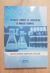 Opera?ii, tehnici de laborator ?i analize chimice -Lin?a Ionelia, Ionescu Carmen foto