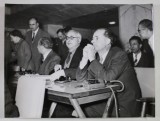 DELEGATI STRAINI LA CONGRESUL AL VIII - LEA AL P.C.I. , FOTOGRAFIE DE PRESA , ROMA , 1956