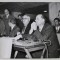 DELEGATI STRAINI LA CONGRESUL AL VIII - LEA AL P.C.I. , FOTOGRAFIE DE PRESA , ROMA , 1956