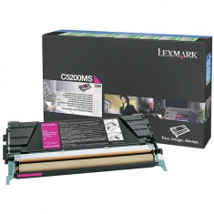 Toner Lexmark C5200MS Magenta returnabil foto