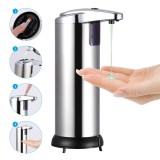 Dozator Sapun Automat cu Senzor Inox, 250ml, Baterii - Dozator Sapun Lichid, Senzor Infrarosu, Igienic