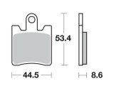 Placute Frana Fata TRW Lucas MCB706 - Compatibilitati Multiple