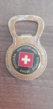 D4 - Magnet frigider - tematica turism - desfacator bere - Elvetia 1