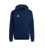 Hanorac Barbati Adidas Entrada 22 Albastru Marimea M - Bumbac/Bumbac Reciclat, Gluga Ajustabila, Logo Vizibil - Outlet