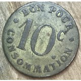 Jeton BON POUR 10 CENTS CONSUMATION