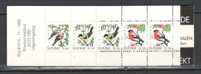 Finlanda.1991 Pasari carnet DF.115 foto