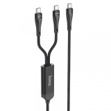Cumpara ieftin Cablu Date si Incarcare USB-C - USB-C HOCO U102 Super, 100W, 1.2m, Negru