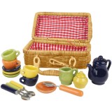 Small foot Nostalgia Picnic Basket set de jucării pentru copii 3 y+ 18 buc