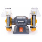 Polizor de banc 1500W cu inclinatie, doua discuri de piatra
