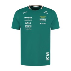 Aston Martin tricou de bărbați Stroll green F1 Team 2025 - L