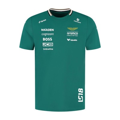 Aston Martin tricou de bărbați Stroll green F1 Team 2025 - XXL foto