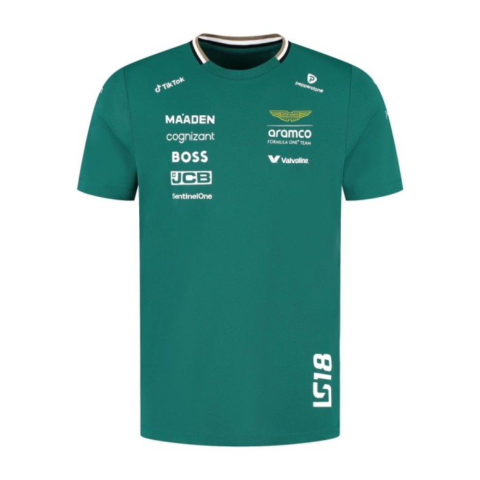 Aston Martin tricou de bărbați Stroll green F1 Team 2025 - XXL