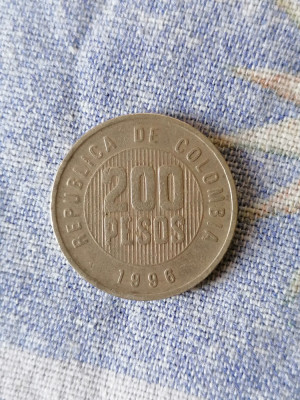 MONEDA - 200 PESOS 1996-COLUMBIA foto