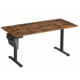 Birou electric reglabil pe inaltime SONGMICS 160x70 cm, maro rustic